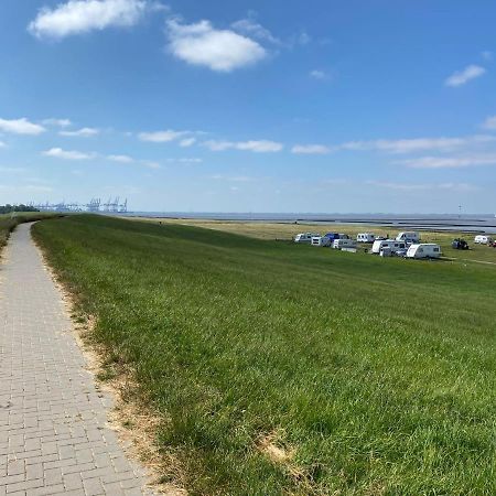Ferienhaus Wieden Am Deich Wurster Nordseekuste Buitenkant foto