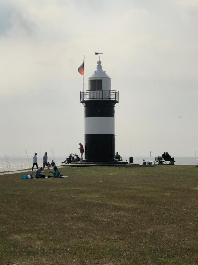 Ferienhaus Wieden Am Deich Wurster Nordseekuste Buitenkant foto
